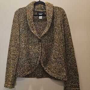 NWOT Jones New York Women's One Button Cardigan Sweater Size XL